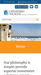 Mobile Screenshot of lifeguardwealth.com